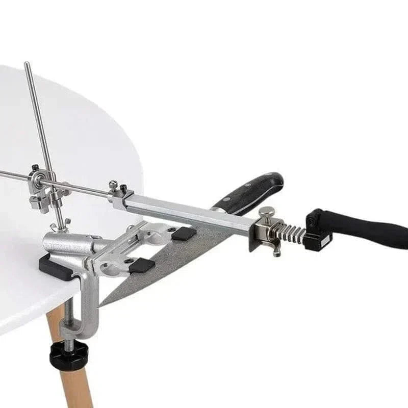 Aiguiseur de couteaux professionnel avec système de guidage et pierres diamantées