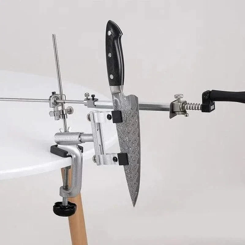 Aiguiseur de couteaux professionnel à angle fixe avec système de précision pour affûtage stable et ultra précis des lames de cuisine